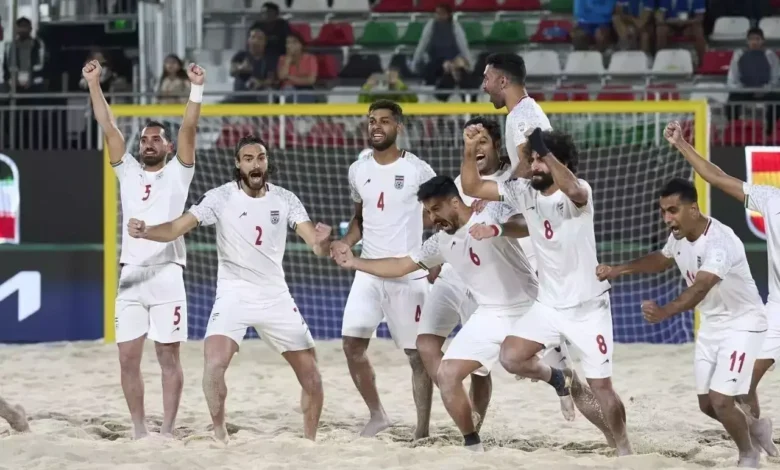 مشاهدة بث مباشر مباراة إيران وبيلاروسيا في كأس العالم للشاطئية