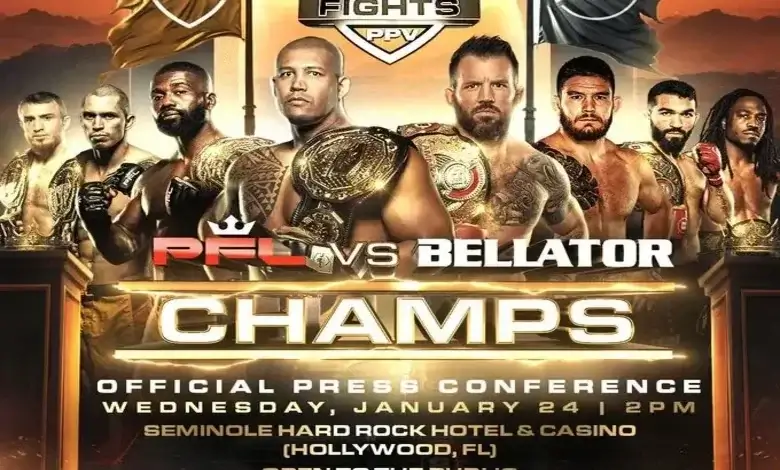 مشاهدة بث مباشر مباراة الملاكمة الأبطال ضد الأبطال (PFL ضد Bellator)