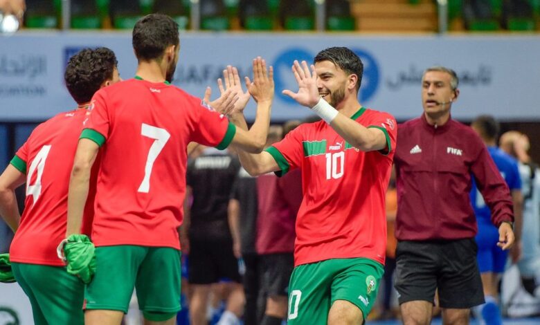 بث مباشر المغرب وليبيا كأس أمم إفريقيا داخل الصالات  